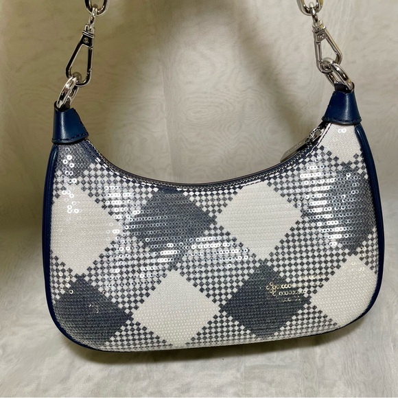 Michael Kors Sequins Cora Pouchette 2 Way Bag, NWT - Picture 5 of 16